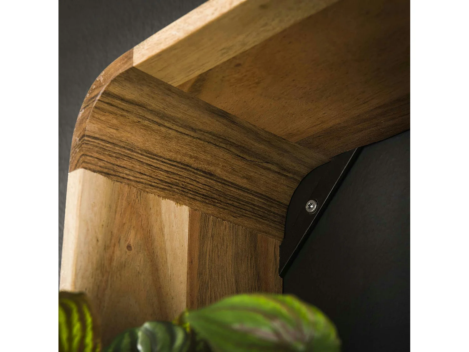 Etagère cube murale en bois d'acacia (lot de 3) MELBOURNE