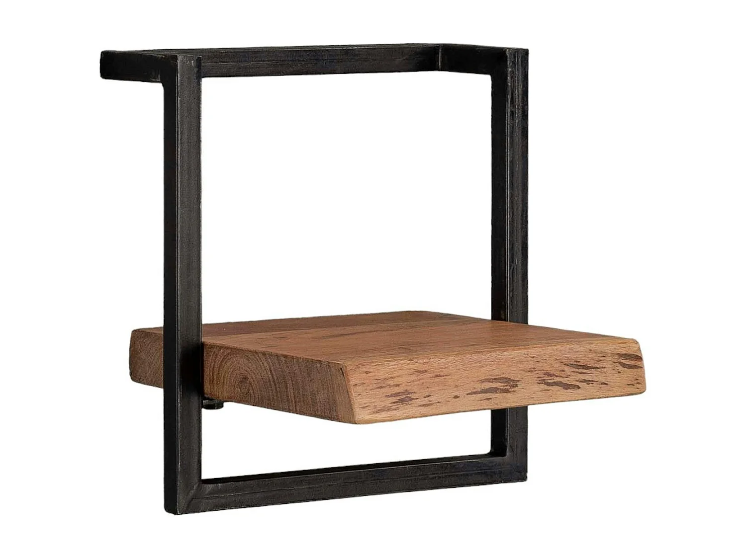 Etagère murale bois métal 30 cm MELBOURNE