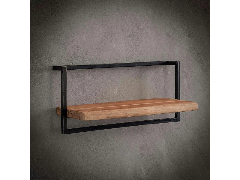 Etagère murale bois métal MELBOURNE