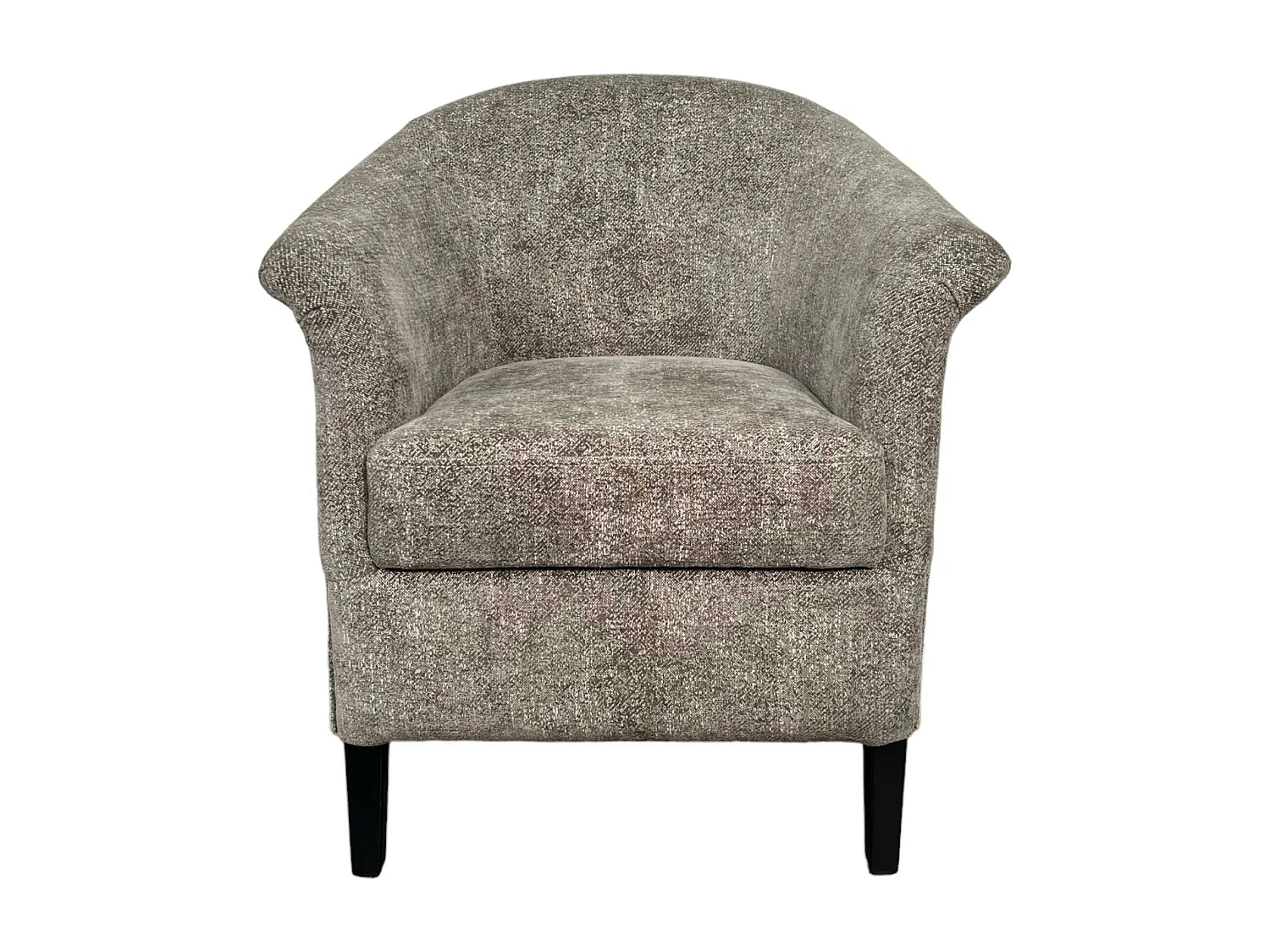 Fauteuil Cabriolet brun chiné  MIRA