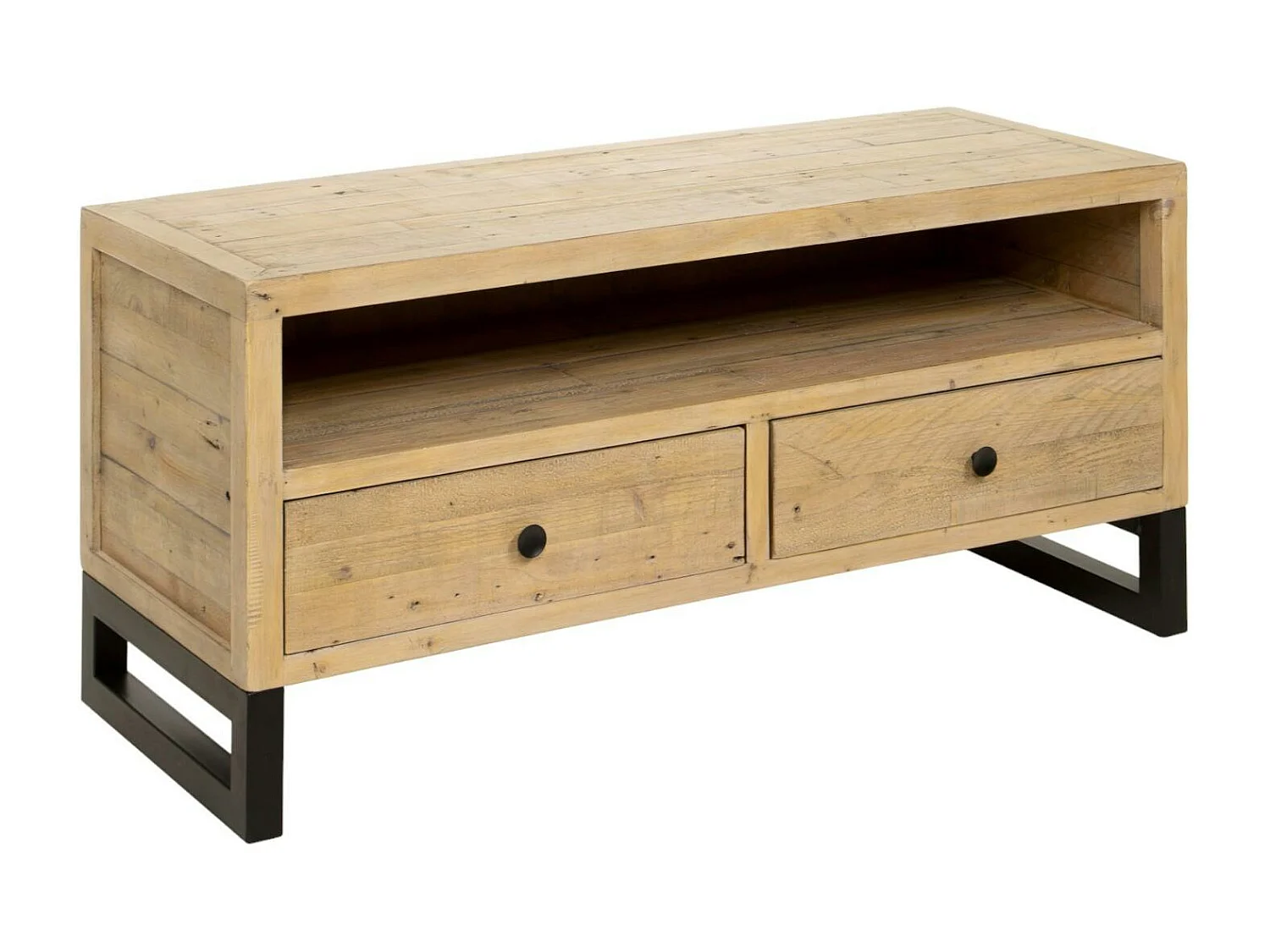 Petit meuble tv en bois recyclé AUCKLAND