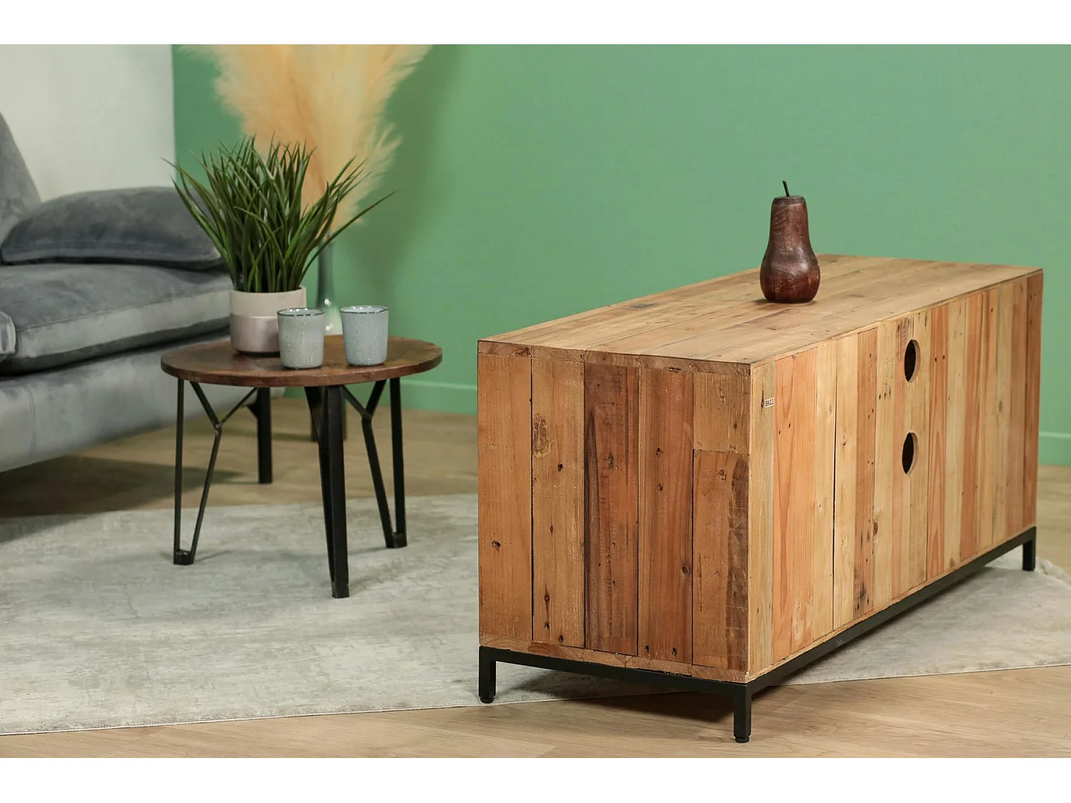 Meuble tv en bois recyclé CANBERRA