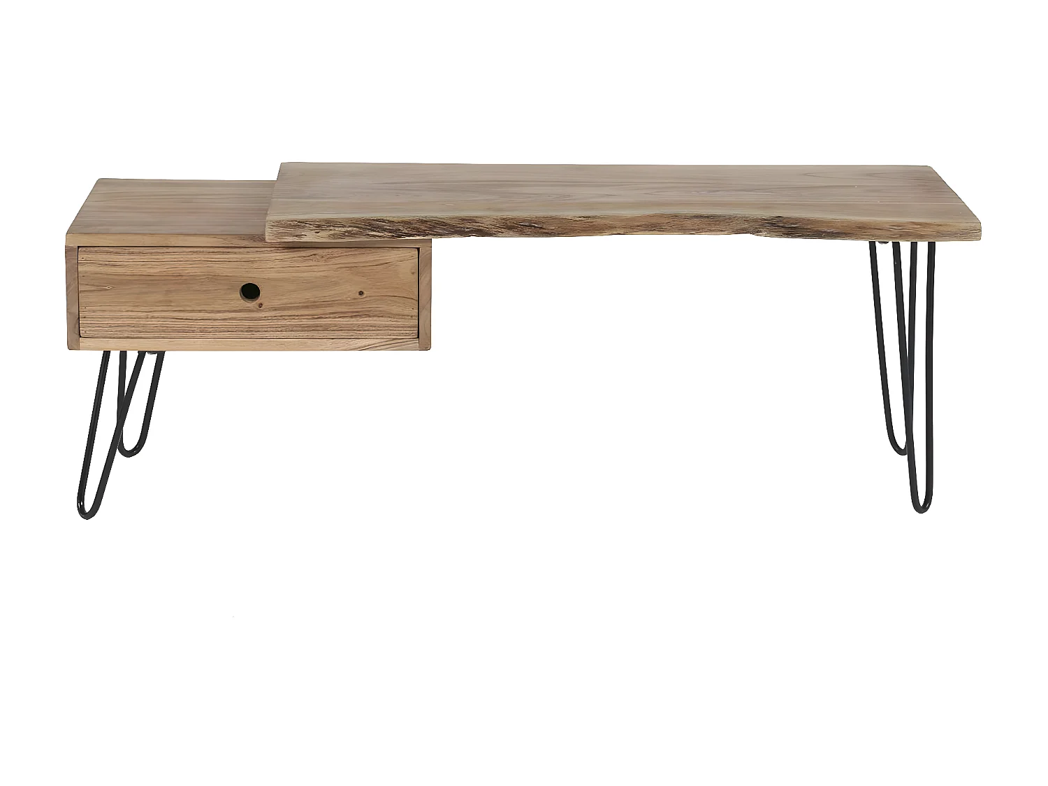 Meuble TV scandinave bois massif MELBOURNE