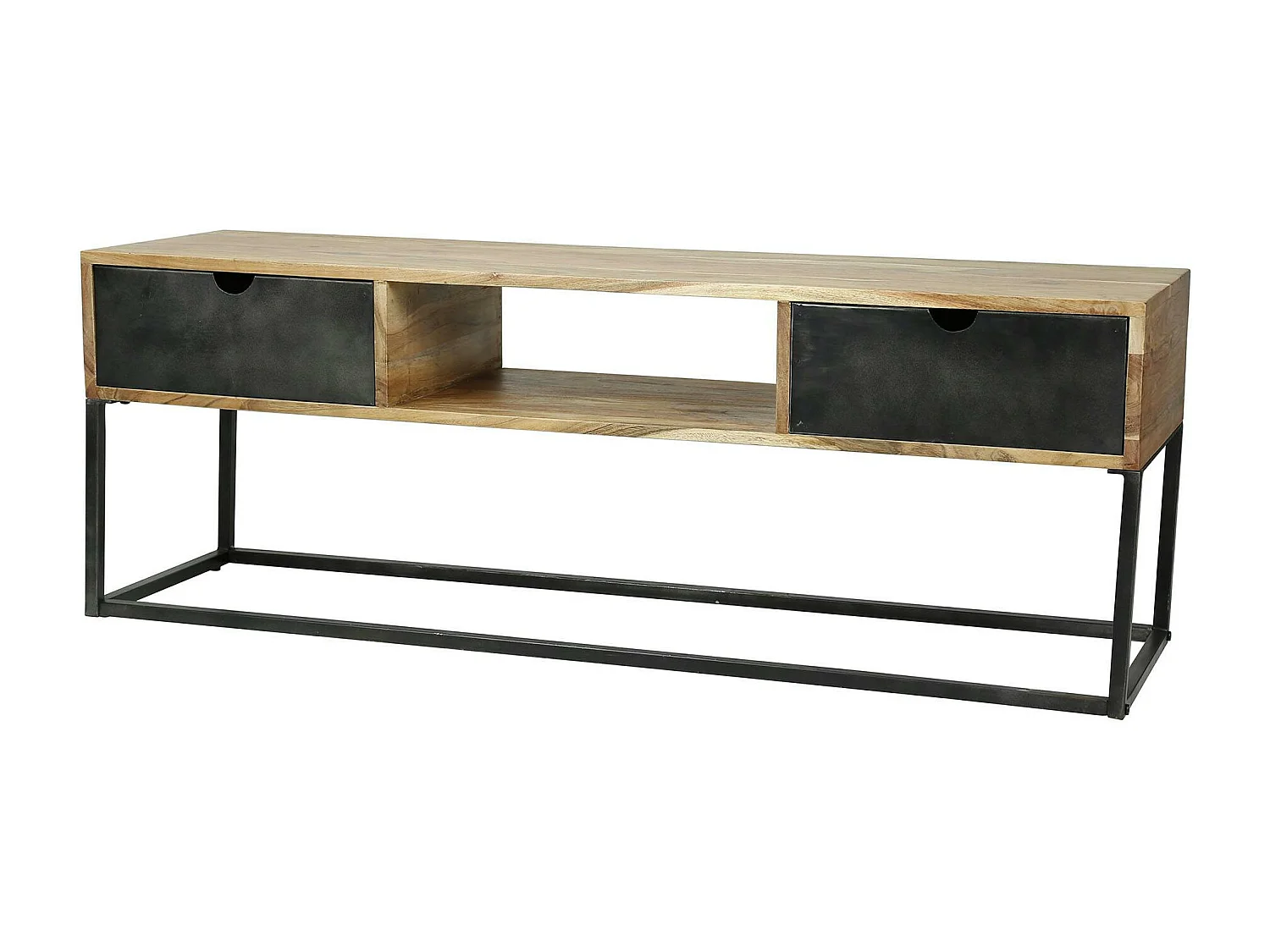 Meuble tv industriel tiroirs métal BUNBURY