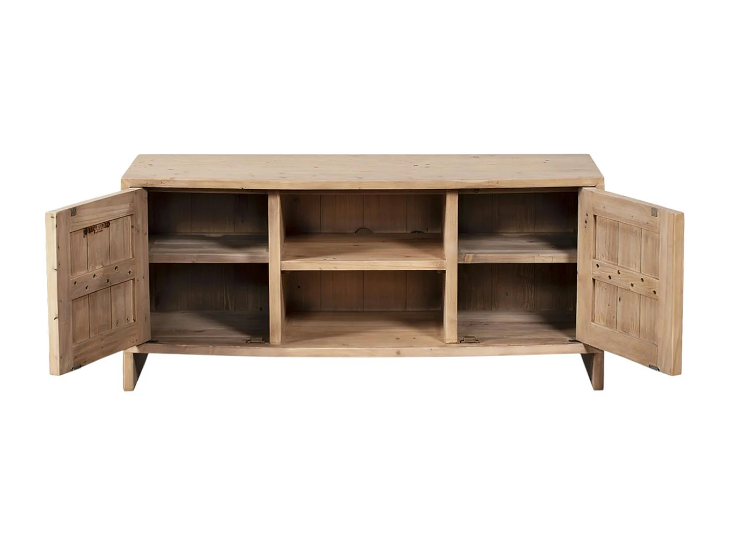 Meuble tv en bois recyclé FSC NELSON