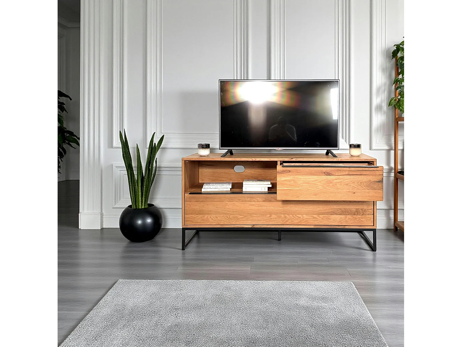 Meuble tv avec rangement VOLGA