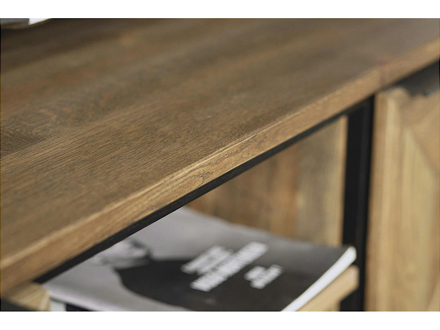 Meuble TV moderne en chêne MANHATTAN