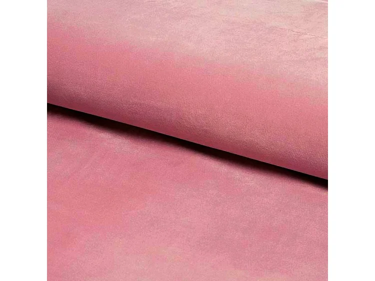Łóżko tapicerowane ASPEN VELVET 90x200 różowe