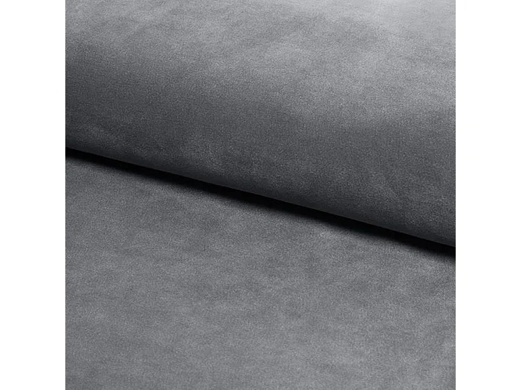 Łóżko tapicerowane ASPEN VELVET 90x200 szare