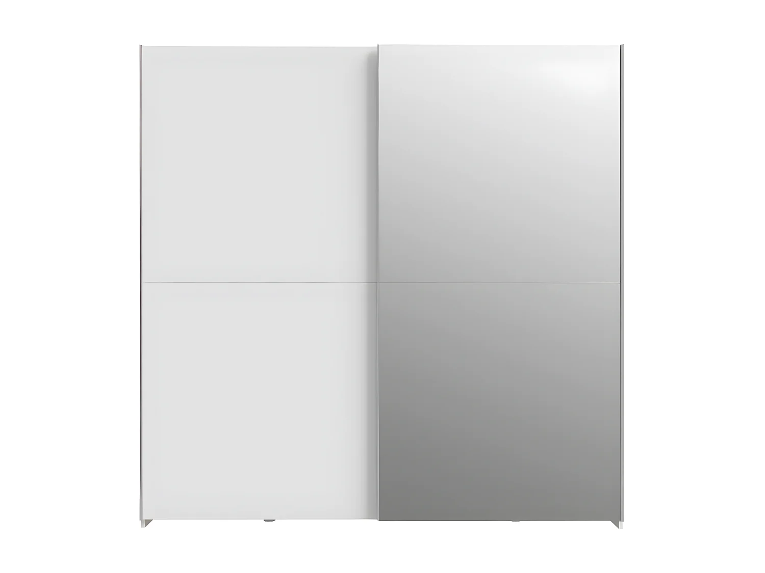 Penderie Orovivo Lux (190cm)/Portes coulissantes/Blanc