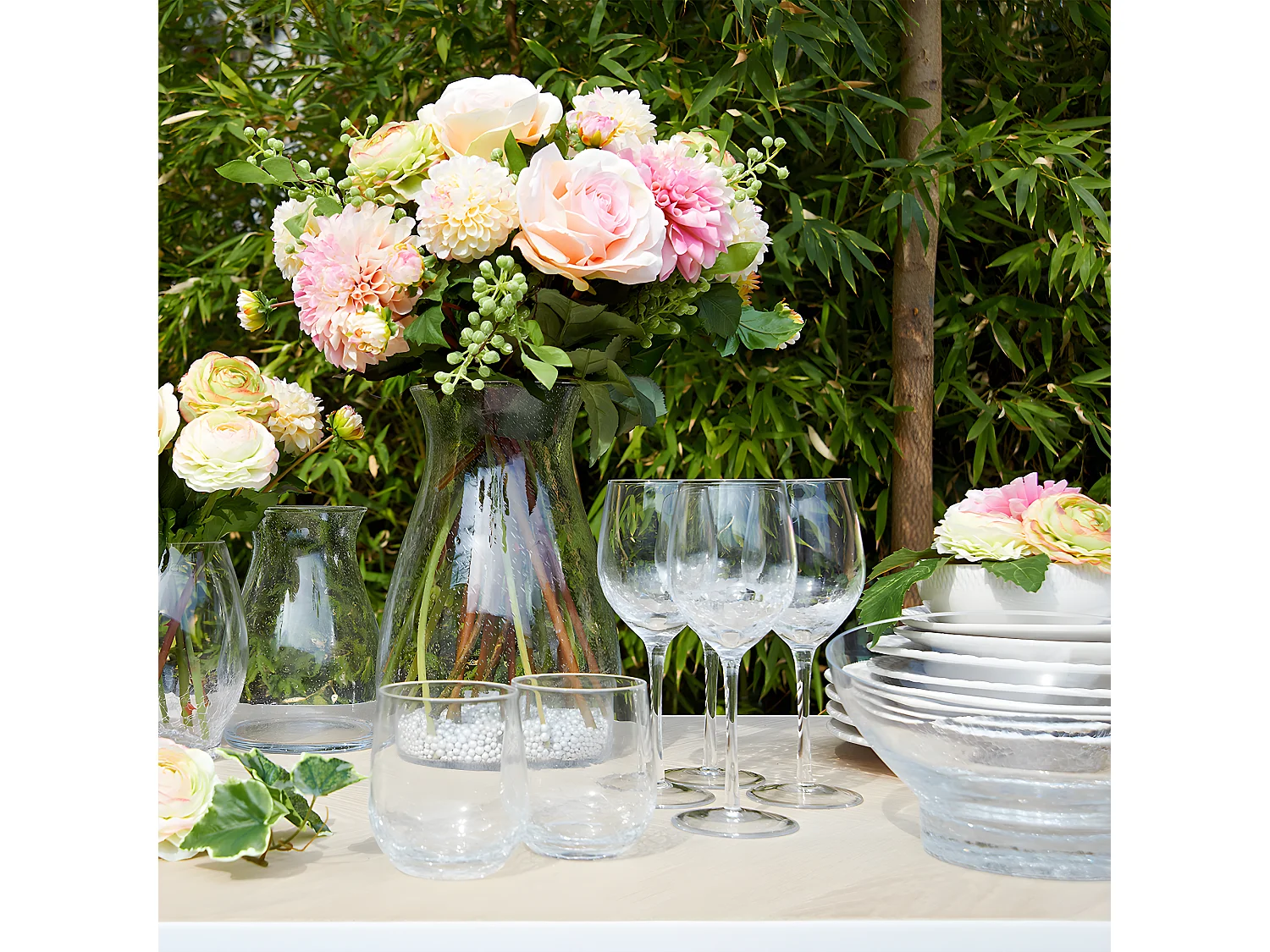 Tige de Dahlia Candice - Bordeaux