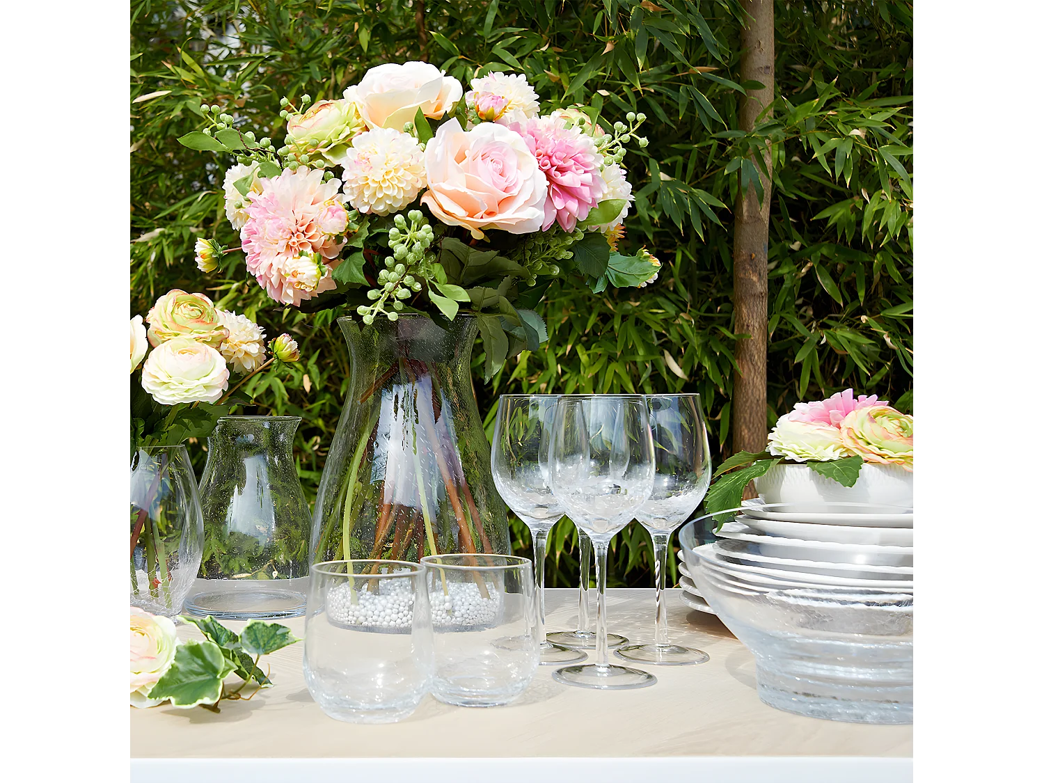 Tige de Dahlia Candice - Bordeaux