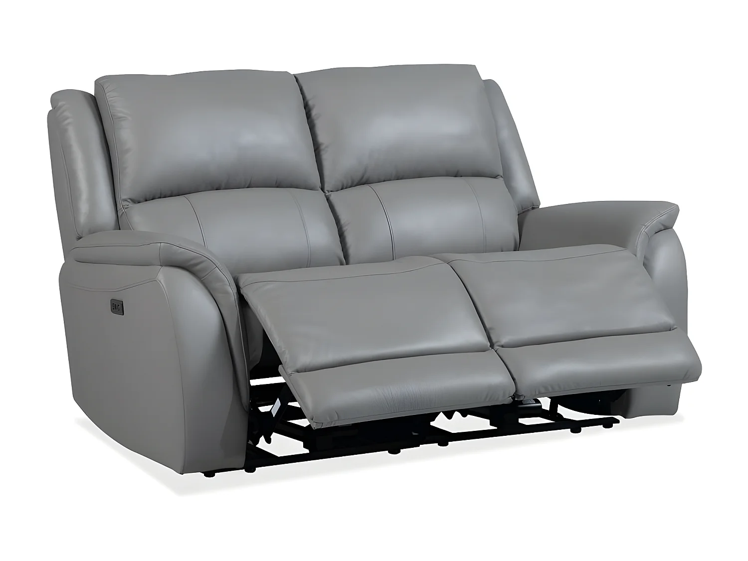 Bergamo Set 3+2+1/Leder/Grau