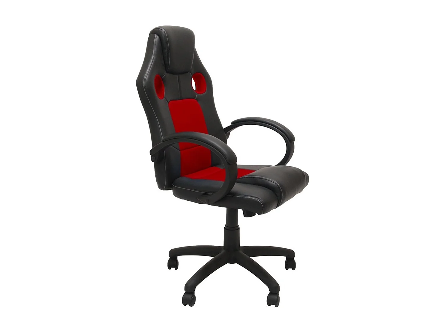 ENZO - Gamer Sessel - 108-118x63x60 - Schwarz und Rot
