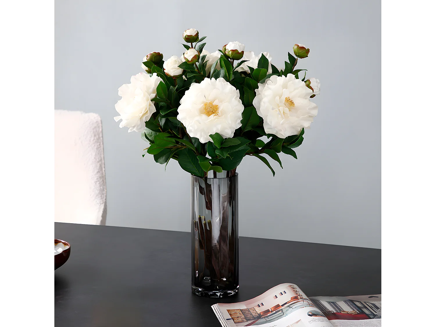 Tige de Camélia - Rouge