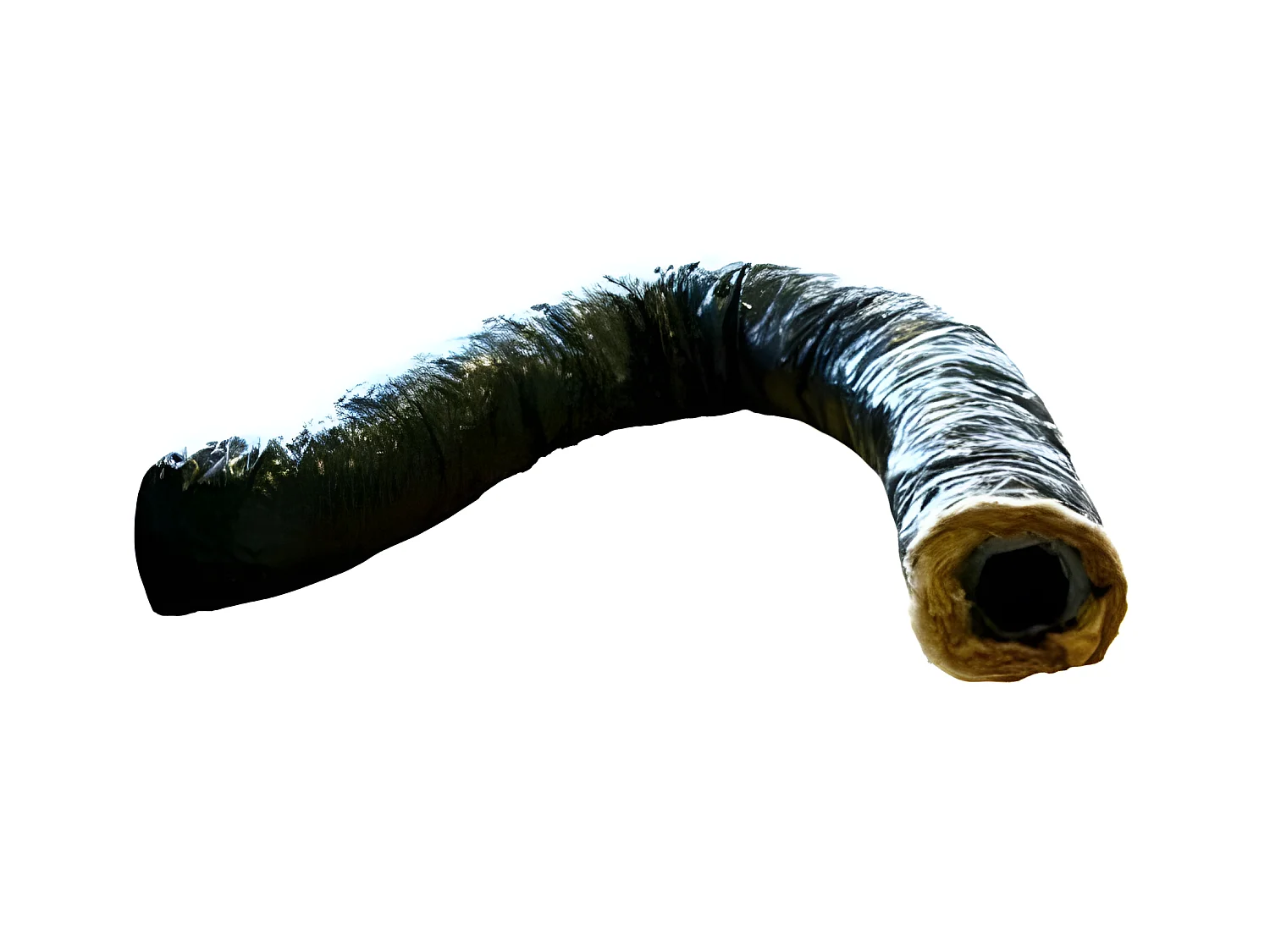 Unelvent   813920   Gaine souple isolEe ECOSOFT, isolation 25 mm, zEro phtalate, D 80 mm, long 6 m