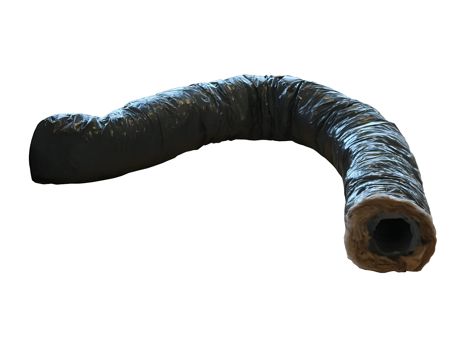 Unelvent   813922  Gaine souple isolEe ECOSOFT, isolation 25 mm, zEro phtalate, D 125 mm, long 6 m