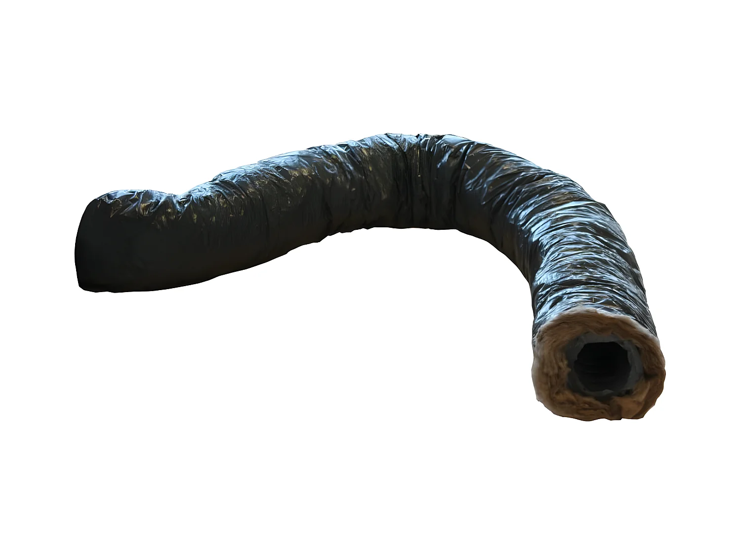 Unelvent   813922  Gaine souple isolEe ECOSOFT, isolation 25 mm, zEro phtalate, D 125 mm, long 6 m