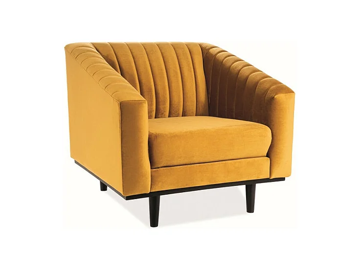 Fotel ASPREY VELVET 1 curry