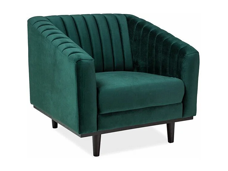 Fotel ASPREY VELVET 1 zielony