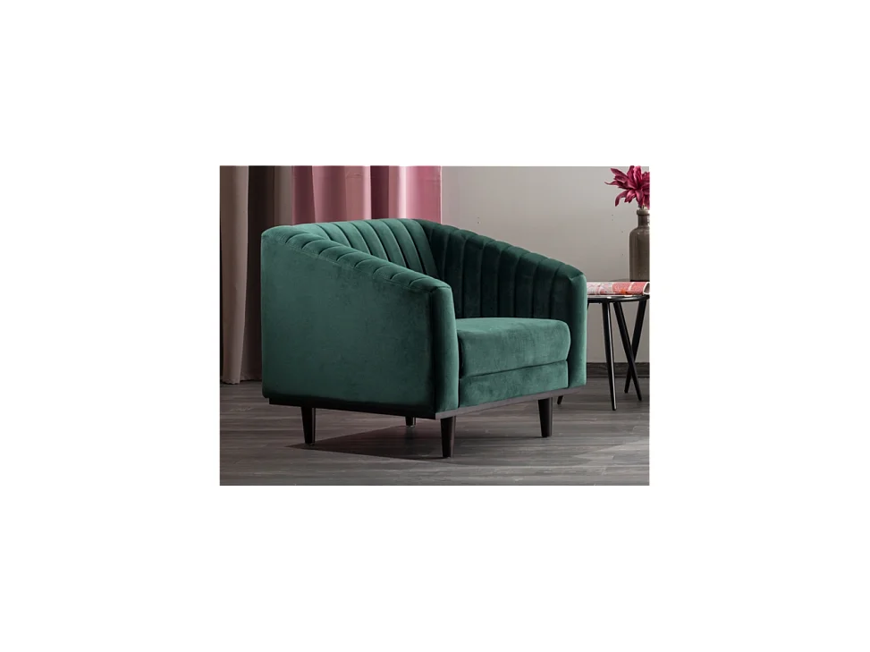 Fotel ASPREY VELVET 1 zielony