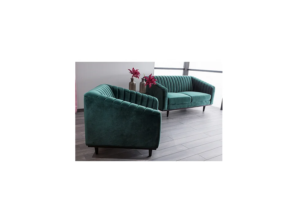 Fotel ASPREY VELVET 1 zielony
