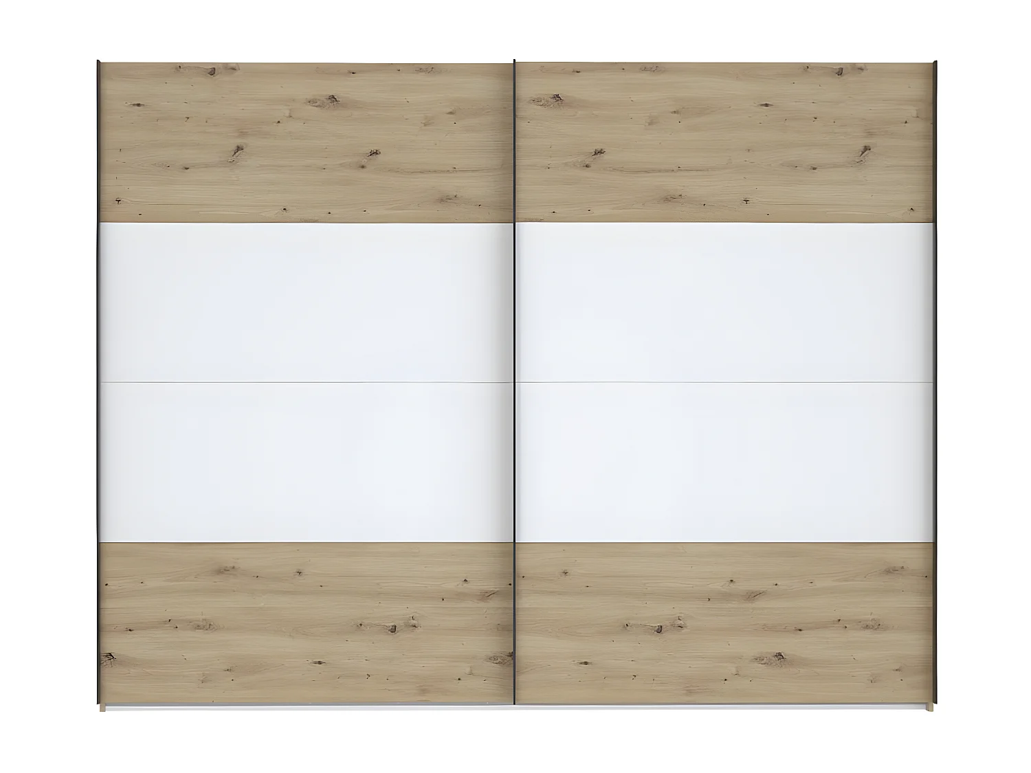 Armadio Chesmon  (270cm)/Porte scorrevoli/Marrone