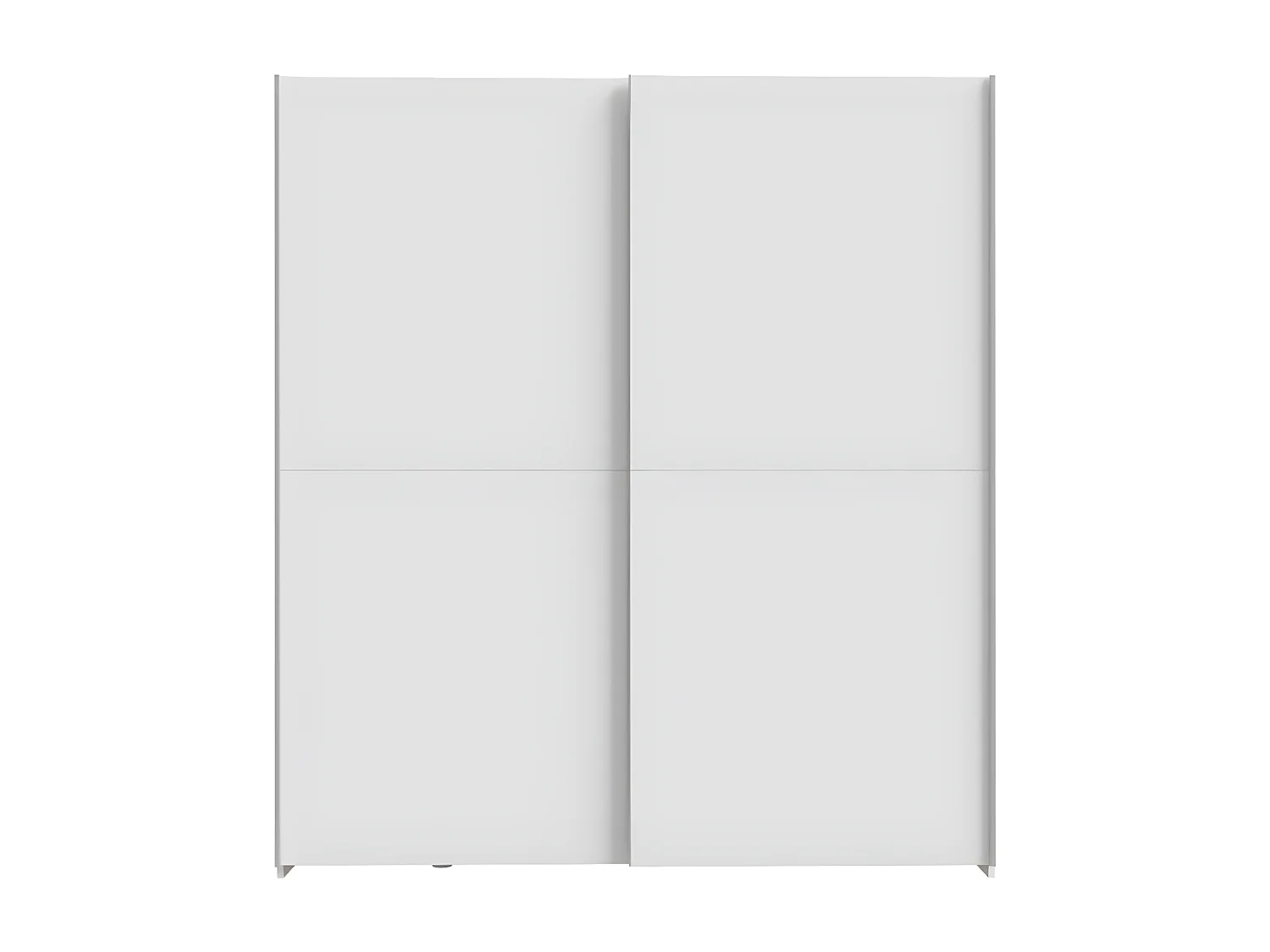 Kleiderschrank Orovivo (170cm)/Schiebetüren/Weiss