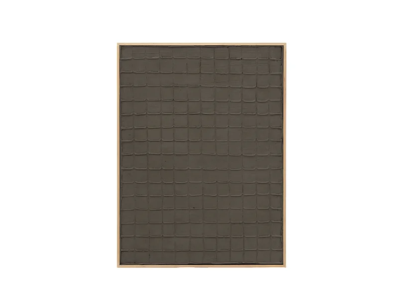 Peinture à l'huile décorative faite à la main cadre marron 60x80cm - JAN - DECOWOOD