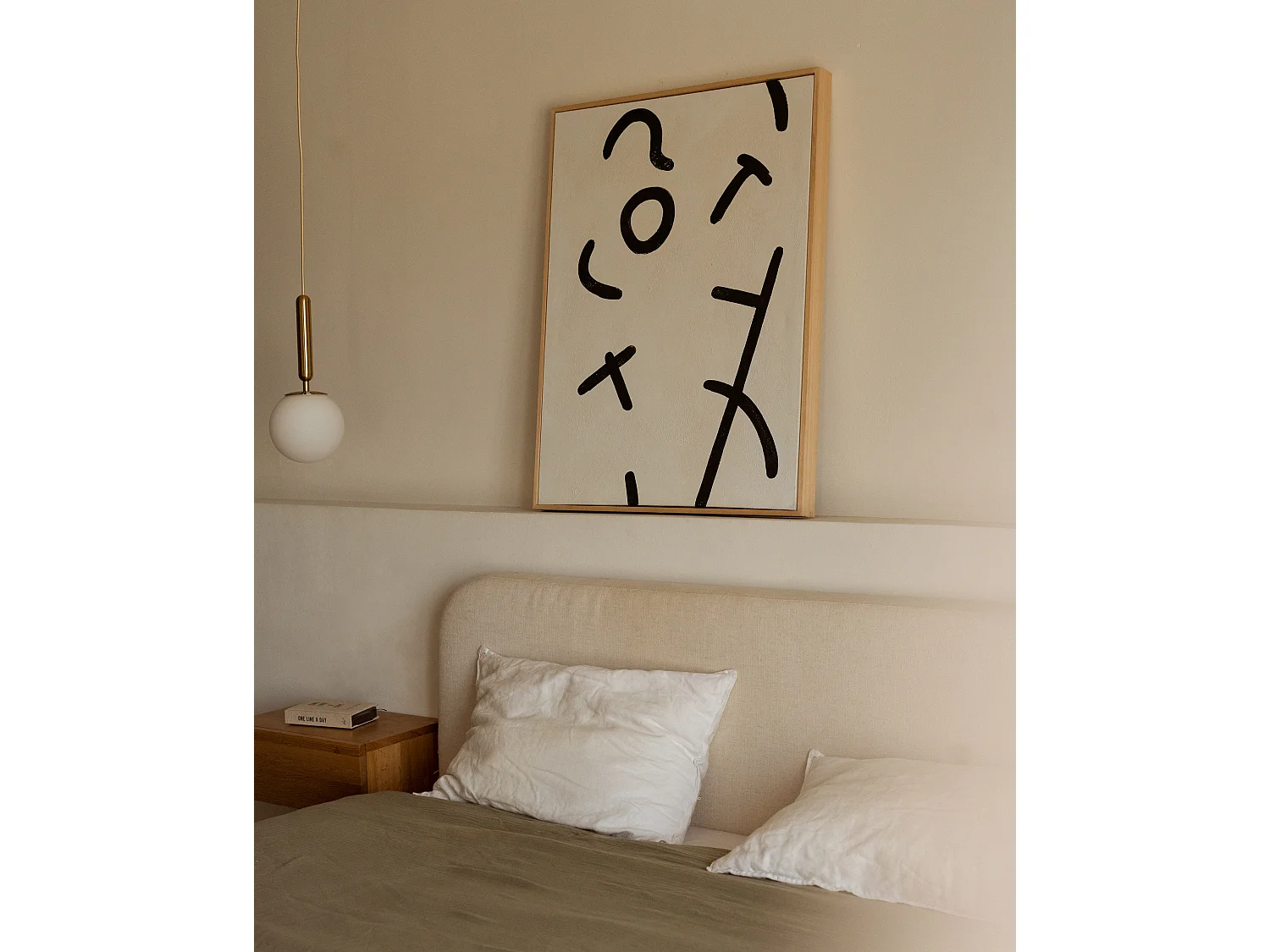 Quadro decorativo di cotone fatto a mano senza cornice 80x100cm - VIRGINIA - DECOWOOD