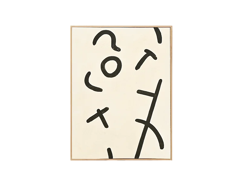 Quadro decorativo di cotone fatto a mano senza cornice 80x100cm - VIRGINIA - DECOWOOD