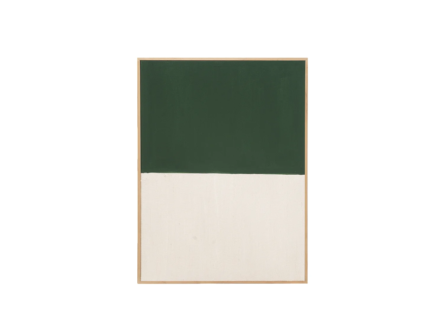 Cuadro decorativo sobre lienzo de algodón con marco de madera negro pintado artesanalmente con pintura al oleo de 80x100cm - MARINA - DECOWOOD