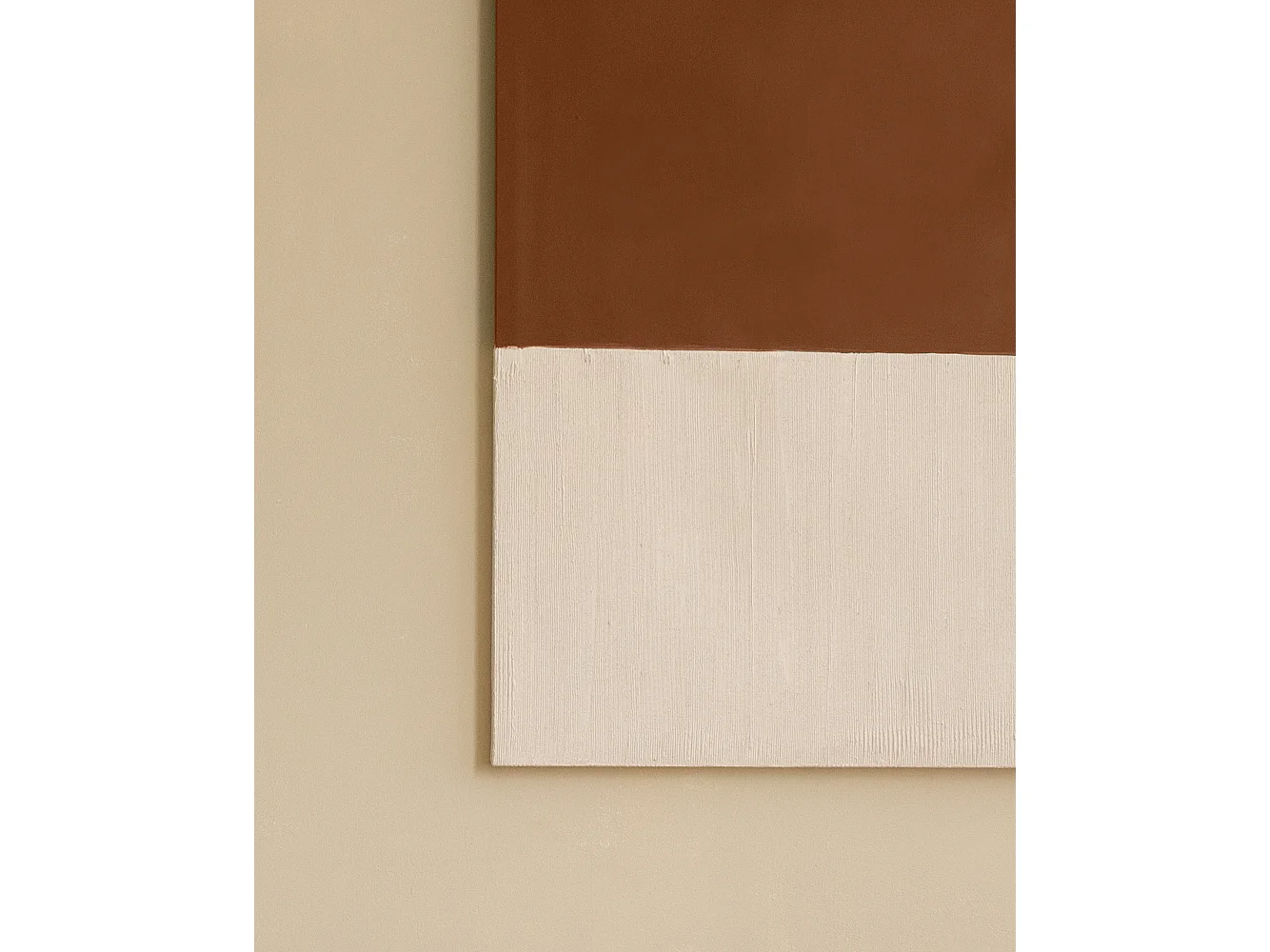 Peinture à l'huile décorative faite à la main cadre marron 60x80cm - MARINA - DECOWOOD