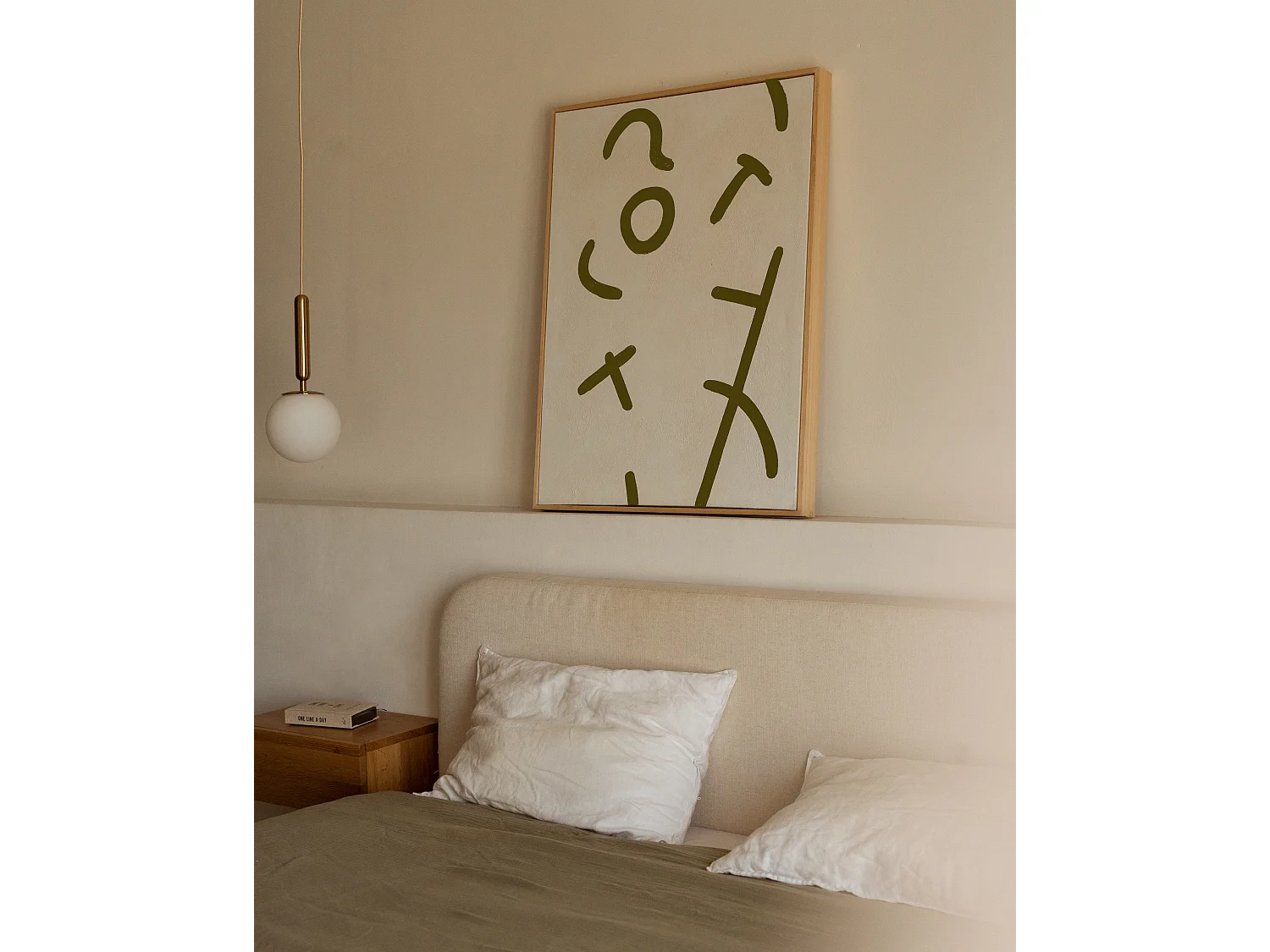 Cuadro decorativo sobre lienzo de algodón con marco de madera negro pintado artesanalmente con pintura al oleo de 60x80cm - VIRGINIA - DECOWOOD