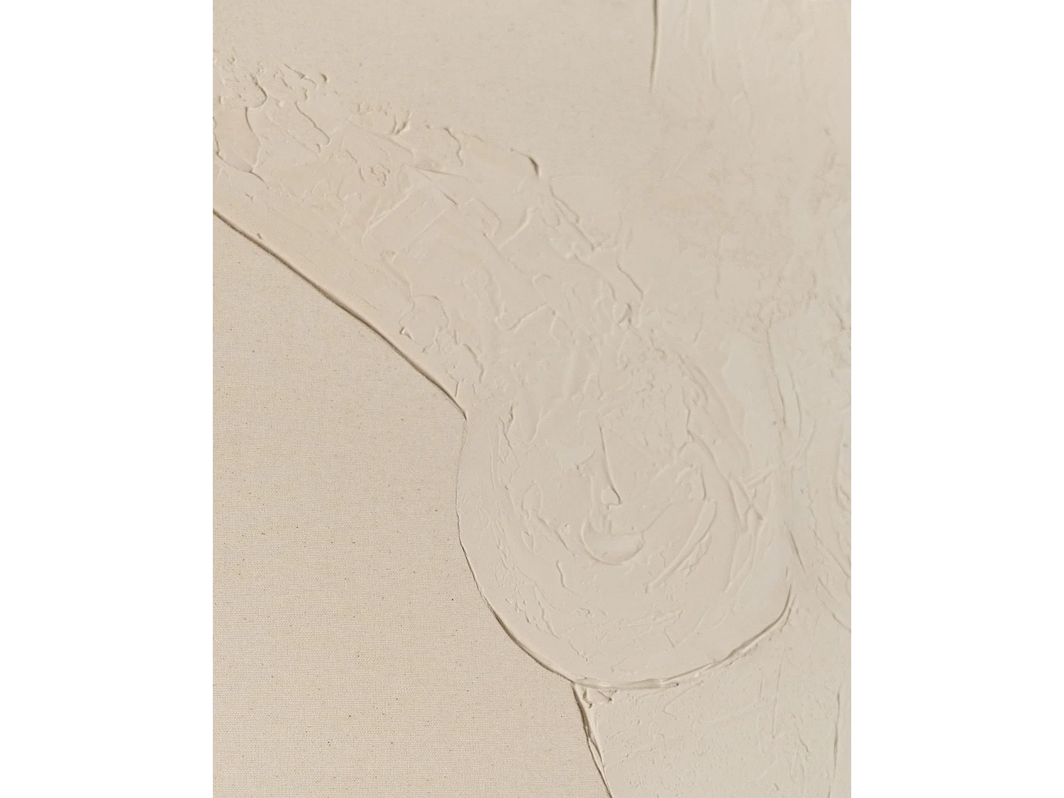 Quadro decorativo di cotone fatto a mano con cornice nera 100x150cm - LEO - DECOWOOD