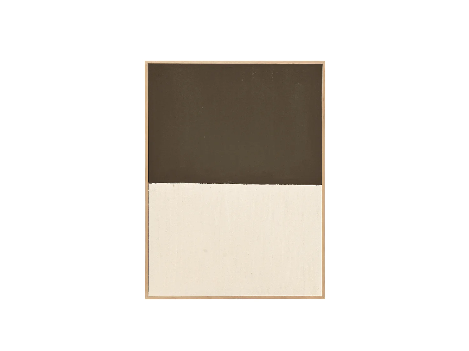 Cuadro decorativo sobre lienzo de algodón con marco de madera blanco pintado artesanalmente con pintura al oleo de 100x150cm - MARINA - DECOWOOD