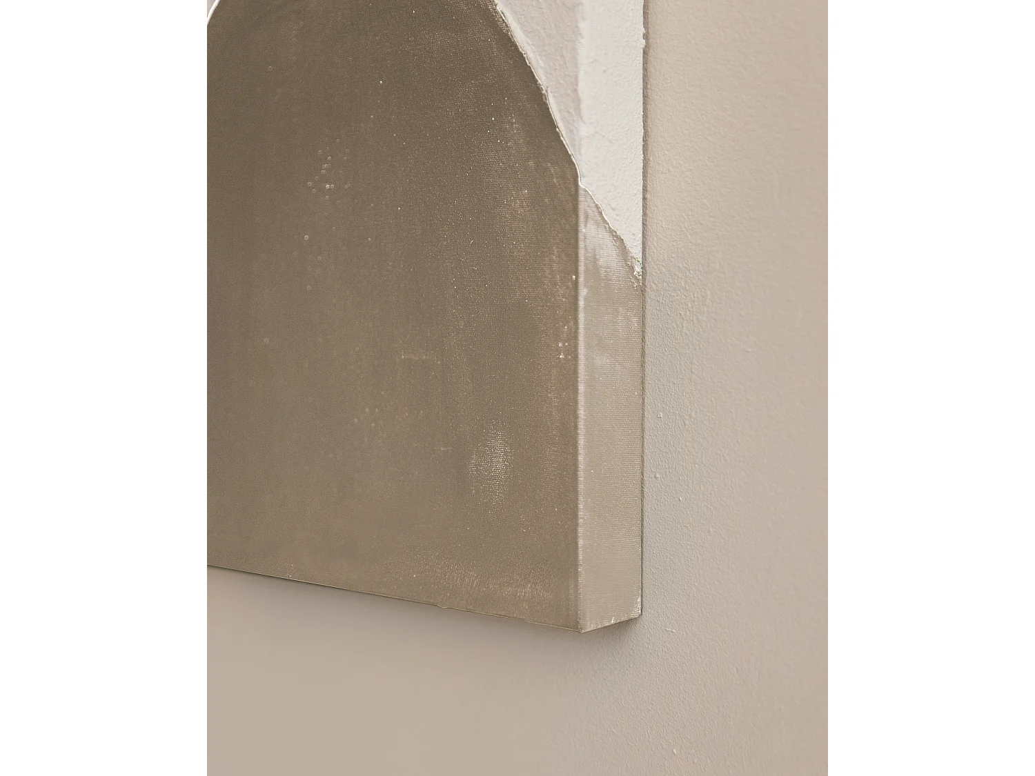 Peinture à l'huile décorative faite à la main cadre blanc 80x100cm - KIKA - DECOWOOD