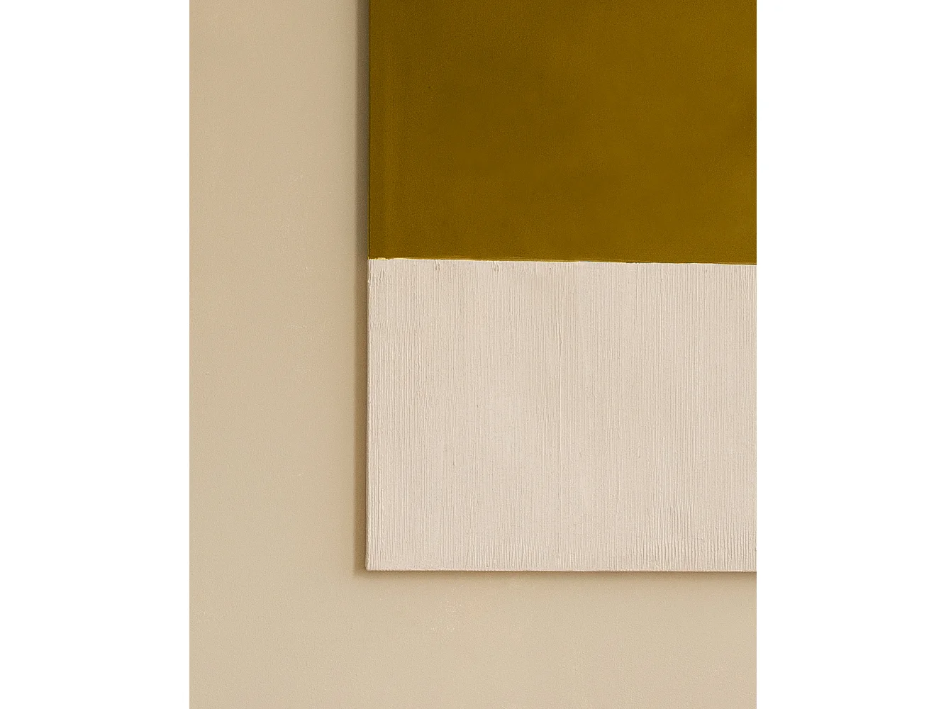 Quadro decorativo di cotone fatto a mano con cornice bianca 100x150cm - MARINA - DECOWOOD