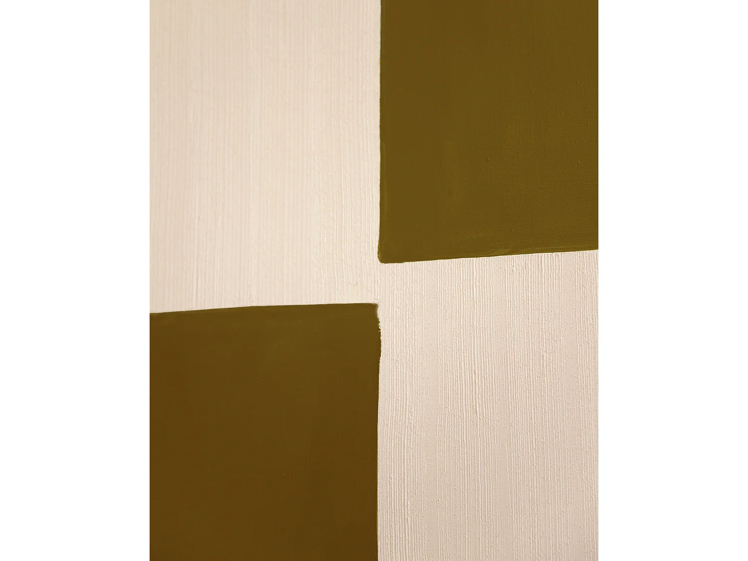 Peinture à l'huile décorative faite à la main cadre marron 60x80cm - PRISMA - DECOWOOD