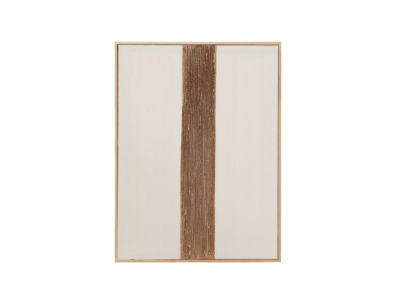 Peinture à l'huile décorative faite à la main cadre marron 100x150cm - TESA - DECOWOOD