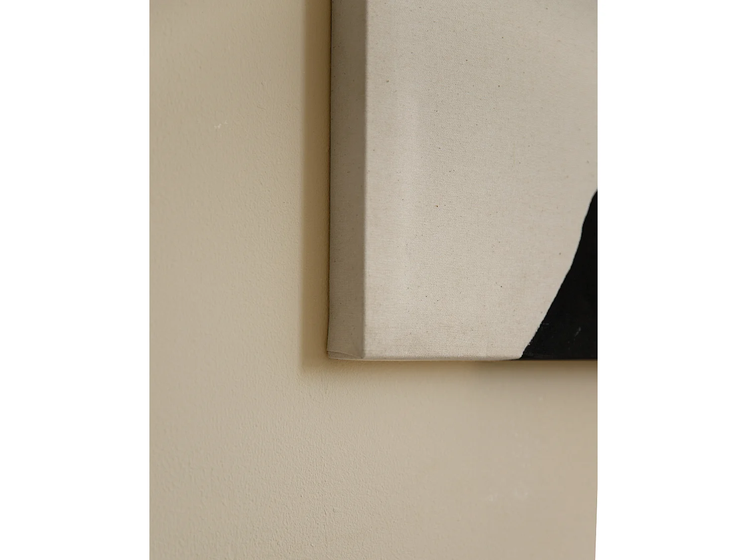 Quadro decorativo di cotone fatto a mano con cornice nera 60x80cm - KUSAMA - DECOWOOD