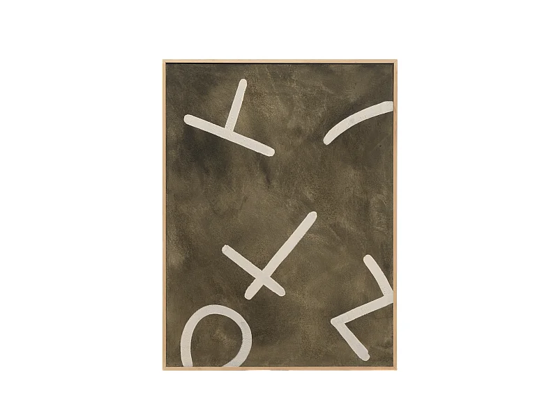 Quadro decorativo di cotone fatto a mano senza cornice 100x150cm - SILVANA - DECOWOOD