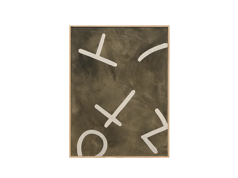 Quadro decorativo di cotone fatto a mano senza cornice 100x150cm - SILVANA - DECOWOOD