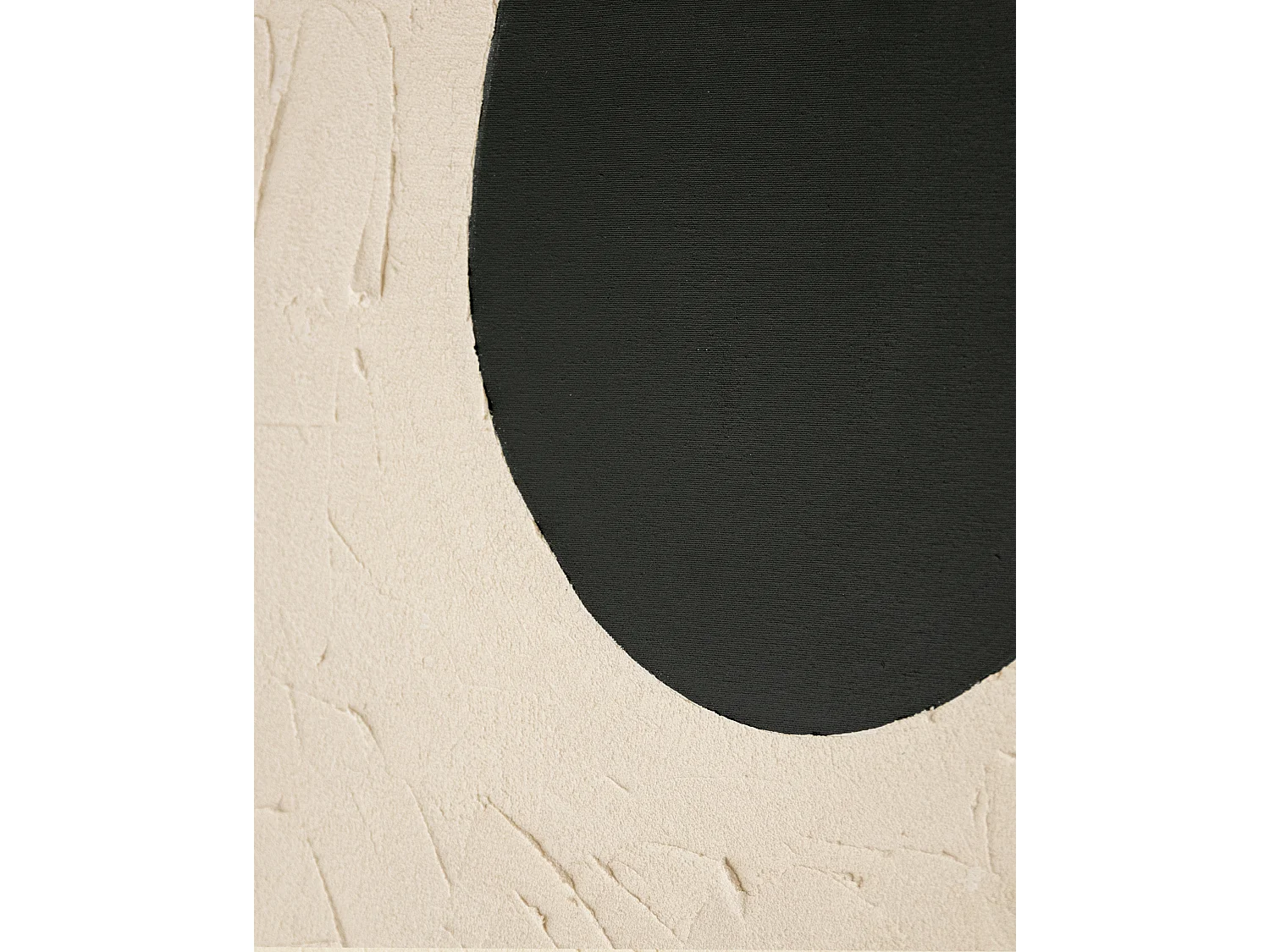 Cuadro decorativo sobre lienzo de algodón con marco de madera marrón oscuro pintado artesanalmente con pintura al oleo de 60x80cm - VARO - DECOWOOD