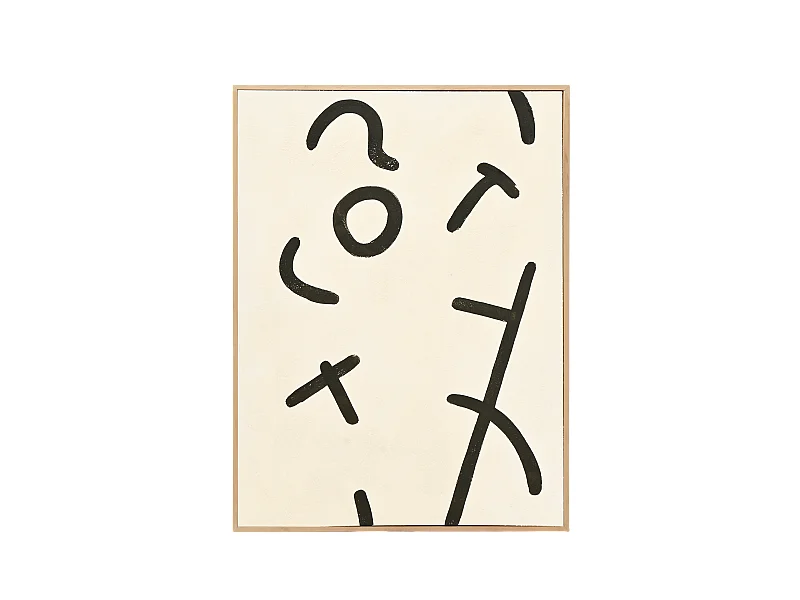 Quadro decorativo di cotone fatto a mano senza cornice 100x150cm - VIRGINIA - DECOWOOD