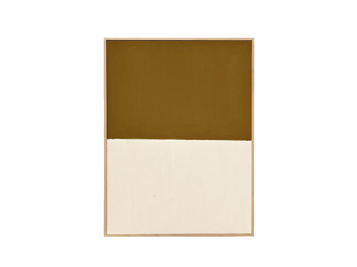 Peinture à l'huile décorative faite à la main cadre blanc 60x80cm - MARINA - DECOWOOD