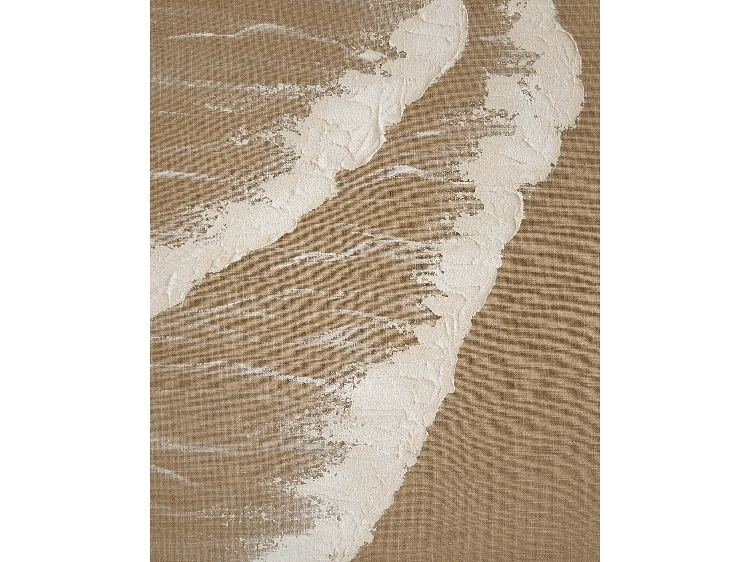 Peinture à l'huile décorative faite à la main cadre marron 100x150cm - ADRIANA - DECOWOOD