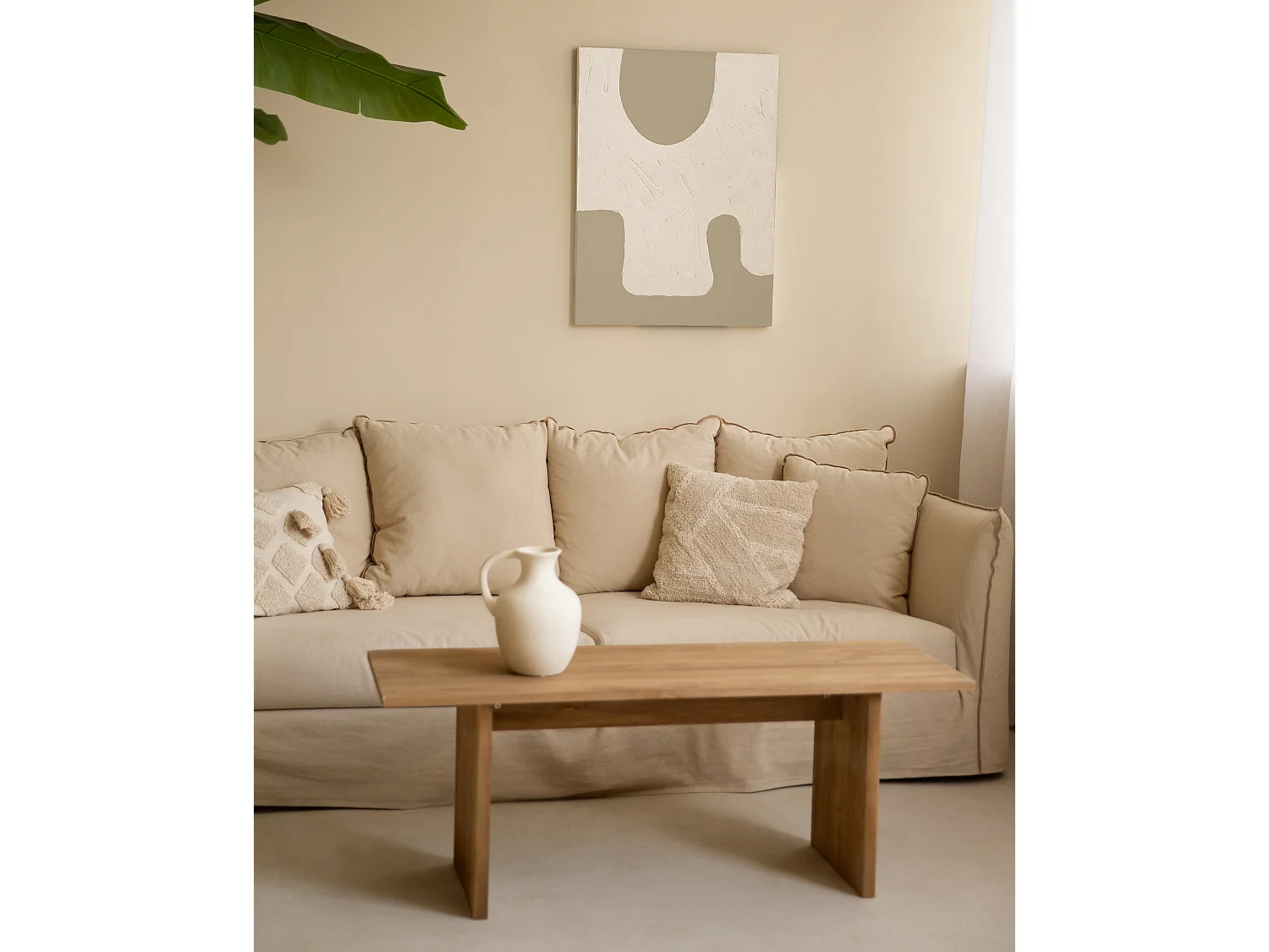 Peinture à l'huile décorative faite à la main sans cadre 100x150cm - VARO - DECOWOOD