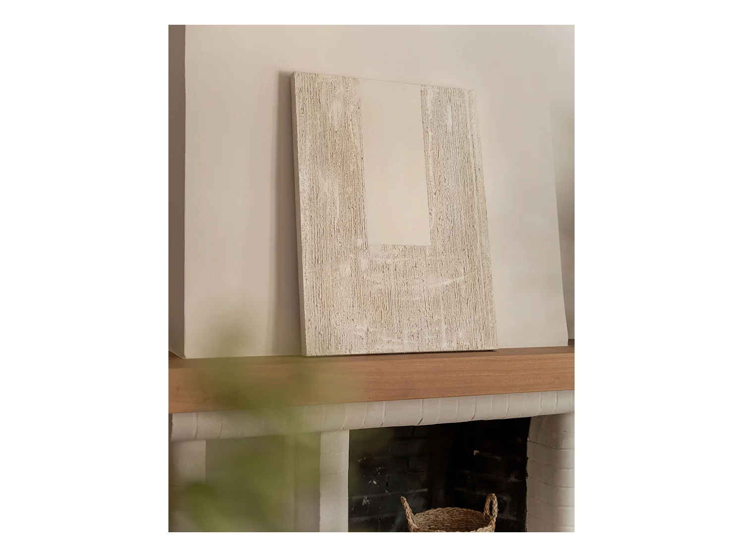 Cuadro decorativo sobre lienzo de algodón pintado artesanalmente con pintura al oleo sin marco de 60x80cm - DEVA - DECOWOOD