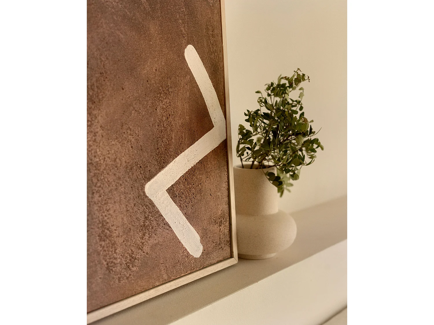 Quadro decorativo di cotone fatto a mano senza cornice 100x150cm - SILVANA - DECOWOOD